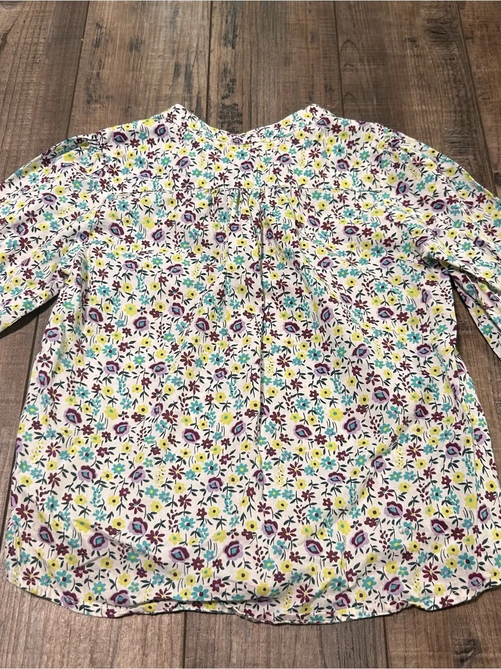 Oshkosh Floral Blouse Top Girls Size 5